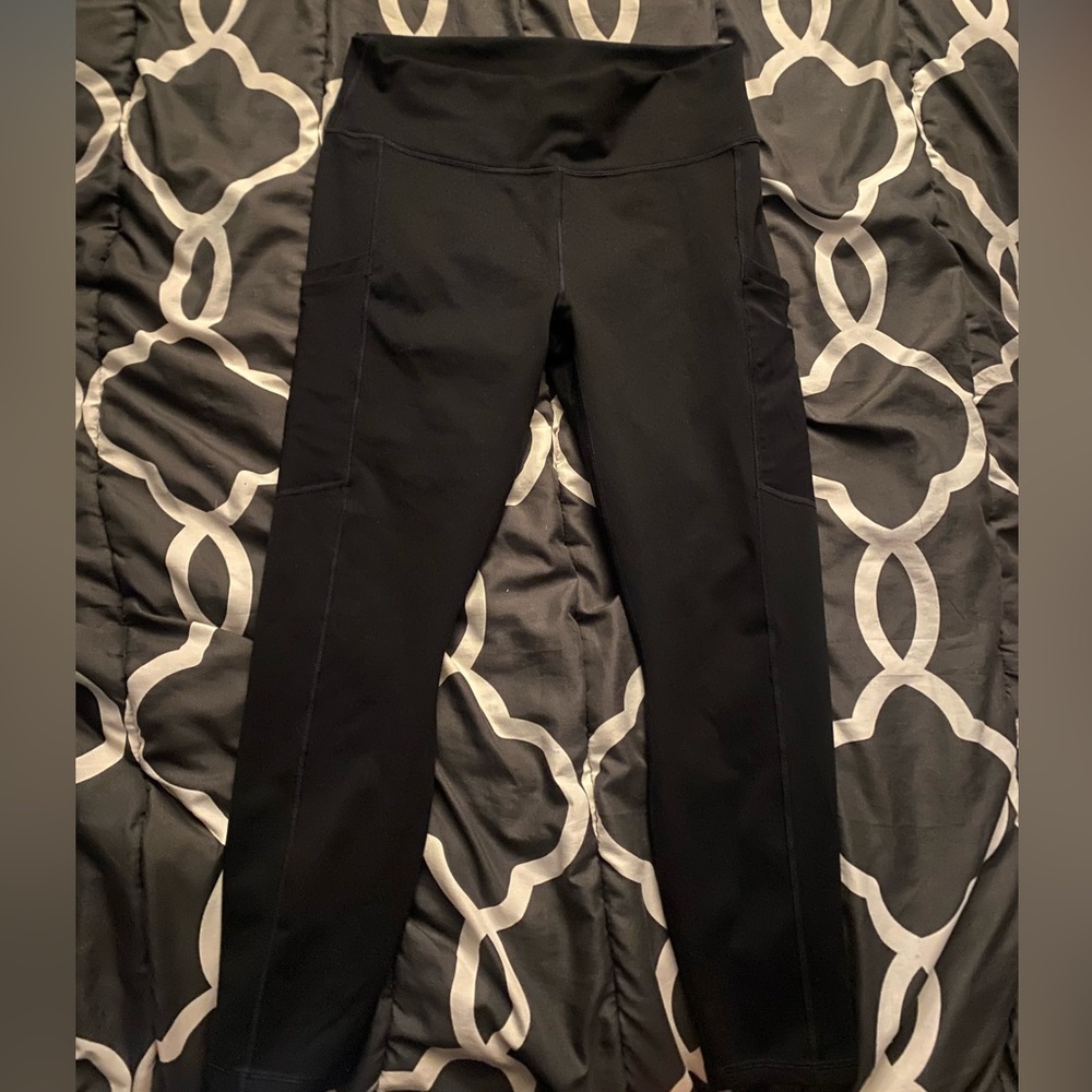 Powerhold (Made by Fabletics) Black Leggings Size - XL